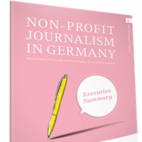 New report on the state of non-profit journalism in Germany